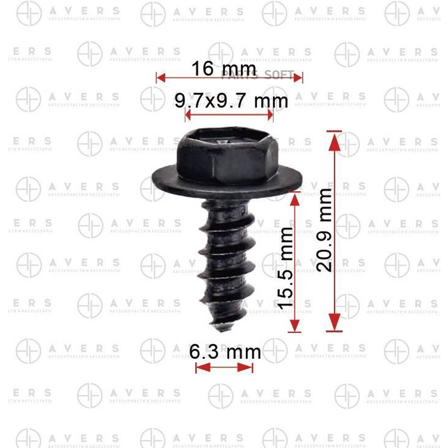 Саморез Avers 9015960603 - AVERS None None